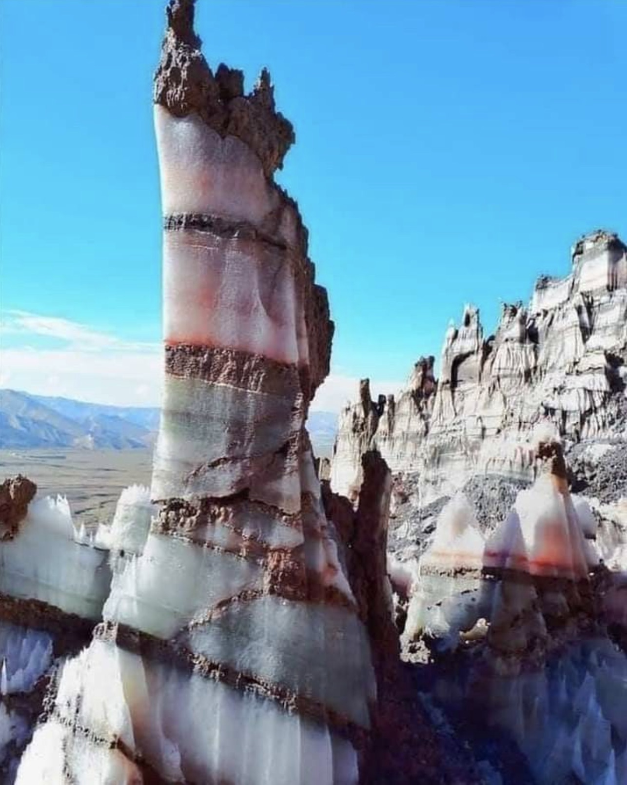 zagros mountains salt mounds